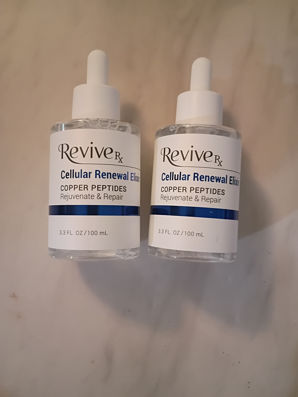 Cellular Renewal Elixir Copper Peptides Serum – White & Blue